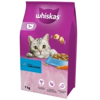 WHISKAS Adult 7 kg – dry food for adult cats, with delicious tuna