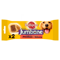 Pedigree Jumbone Treats for Adult Medium Dogs with Beef 180g