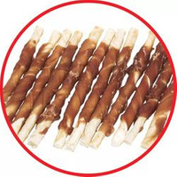 no pork Lupipets Duckskin Wrapped White Baton 500g