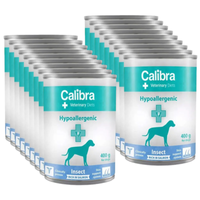 Calibra Veterinary Diets Dog Hypoallergenic Insect &amp; Salmon 18x400g