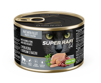DOLINA NOTECI Super Rafi Cat P&F with guinea fowl and duck hearts for sterilized cats 185g