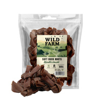 WILD FARM Duck Knots 500g dog treats