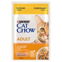 PURINA Cat Chow Adult Chicken and Zucchini Jelly Cat Food 85g
