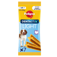 Pedigree Dentastix Light Dental Chews Medium Breeds Dog Treats 7pc. - 98g