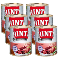 NO PORK Rinti Kennerfleisch wet dog food - beef 6x800g