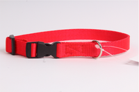 DogStuffs Collar with Plastic Buckle Red 25mm/34-60cm