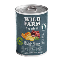 WILD FARM Superfood Beef 400g grain-free dog food