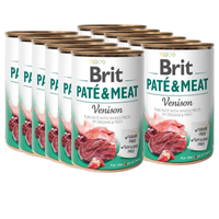 no pork Brit Pate & Meat Venison 12x400g