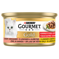 Purina Gourmet Gold Salmon with Chicken in Sauce 85g