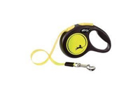 Flexi Leash New Classic L Tape 5m Up to 50kg Yellow Neon