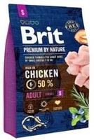 no pork Brit Premium By Nature Adult S with Chicken 3kg