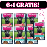 EUKANUBA Wet food for adult dogs, rich in beef and pumpkin 6x400g + 400g Free