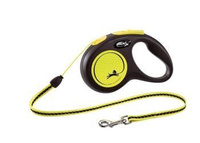 Flexi Leash Classic S Rope 5m Up to 12kg Yellow Neon