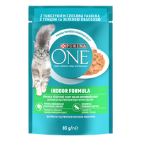 Purina One Indoor Formula Cat Food with tuna and green beans 85 g