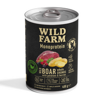 WILD FARM Monoprotein Wild Boar 400g hypoallergenic dog food