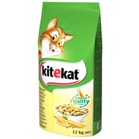 KITEKAT Dry Cat Food with Chicken and Vegetables 12kg