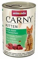 no pork Animonda Cat Carny Kitten Beef, Chicken + Rabbit 400g
