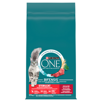 Purina One Sterilcat Rich in Beef and Wheat 9.75kg