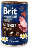 NO PORK Brit Premium By Nature Turkey With Liver 800g