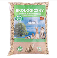 Lovery Animals Ecological wooden pellet litter for cats, guinea pigs and rabbits 7L