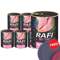 no pork Dolina Noteci Rafi with turkey 6x800g+FREE can lid!