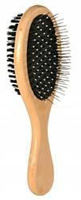 Trixie Wooden Brush Double-sided for Dogs and Cats 5×17cm