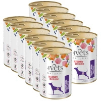 no pork Dolina Noteci 4Vets Gastro Intestinal for Dogs 12x400g