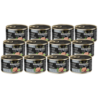 DOLINA NOTECI Super Rafi Cat P&F with guinea fowl and duck hearts for sterilized cats 12x185g