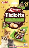 INABA Cat Churu Tidbits - Chicken with Dashi Broth 8x12g