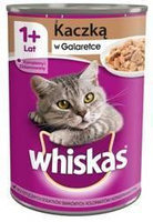 WHISKAS Wet Cat Food 1+ with Duck Jell-O 400g