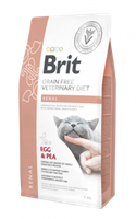 no pork Brit Grain Free Veterinary Diet Cat Renal Egg and Pea 5kg