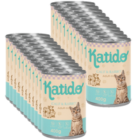 Katido Wet Cat Food Veal with Rabbit 24x400g