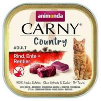 no pork ANIMONDA Carny Country Adult Beef, Duck and Reindeer 100g