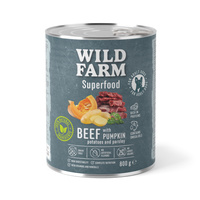 WILD FARM Superfood Beef (Beef with pumpkin, potatoes and parsley) 800g grain-free dog food