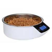KERBL Bowl with Scale for Dogs and Cats White 1l