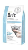 Brit Grain Free Veterinary Diet Cat Obesity Chicken With Peas 2kg