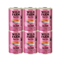 WILD FARM Pate with Salmon 6x400g - gluten-free cat food