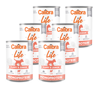 CALIBRA Dog Life Puppy &amp; Junior Lamb with rice 6x400g