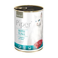 petfood no pork Dolina Noteci Piper with Tuna for Sterilised Cats 400g