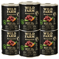 WILD FARM Monoprotein Beef 6x800g hypoallergenic dog food