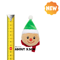 UNIQ PETS PLUSH TOY FOR CATS PURRNIP gingerbread man head with catnip 7x6cm