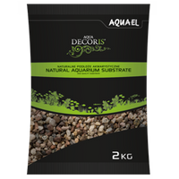 AQUAEL Natural Multi-coloured gravel 3-5mm 2kg