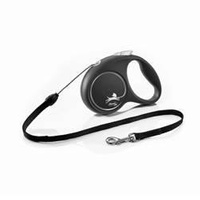 Flexi Leash Original Black Design S Rope 5m Up to 12kg Black