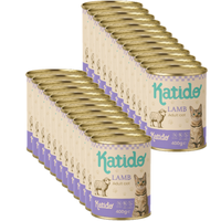 Katido Wet Cat Food with Lamb 24x400g