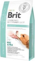 no pork Brit Grain Free Veterinary Diet Dog Struvite Egg and Peas 2kg