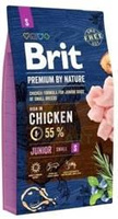 no pork Brit Premium By Nature Junior S with Chicken 8kg