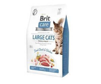 NO PORK Brit Care Grain-Free Large Cats Power & Vitality with Duck and Chicken 2kg