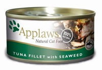no pork APPLAWS Tuna Fillet With Seaweed In Jelly Tin 156g