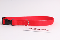 DogStuffs Collar with Plastic Buckle Red 20mm/30-55cm