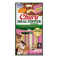 INABA Dog Meal Topper Chicken With Salmon Recipe 4x14 (56g)